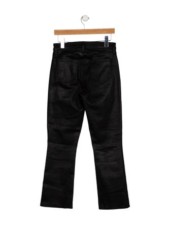 L'Agence Mid-Rise Straight Leg Jeans