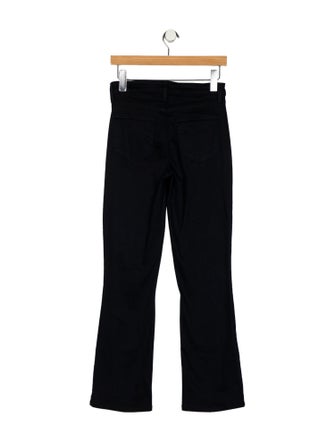 L'Agence High-Rise Straight Leg Jeans