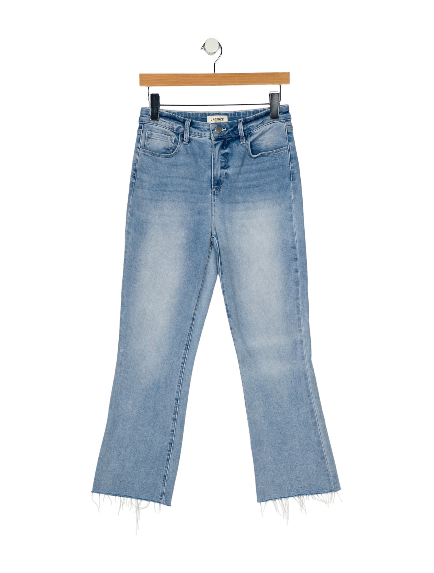 L'Agence High-Rise Straight Leg Jeans