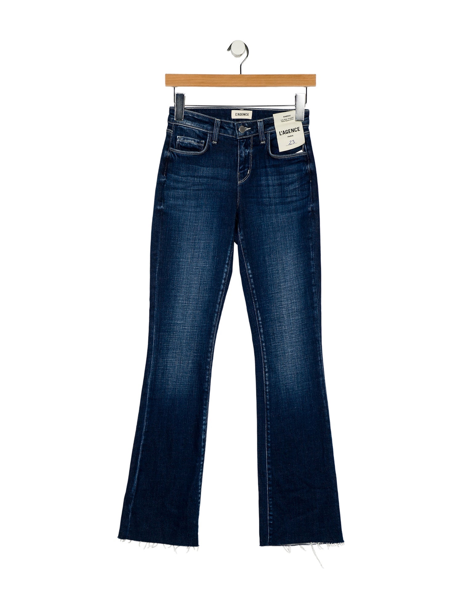 L'Agence Mid-Rise Straight Leg Jeans w/ Tags