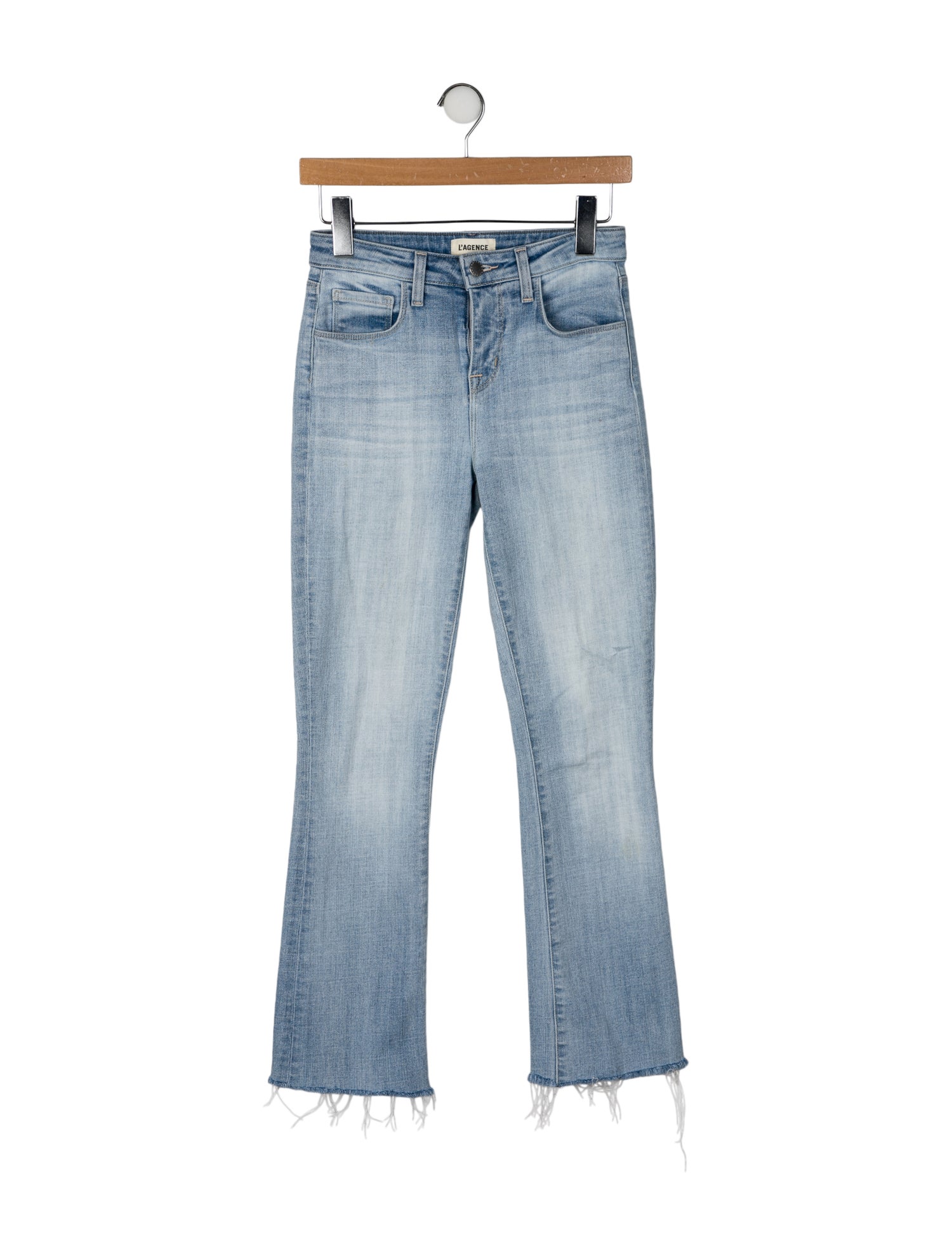 L'Agence Mid-Rise Straight Leg Jeans