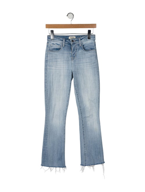 L'Agence Mid-Rise Straight Leg Jeans