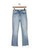 L'Agence Mid-Rise Straight Leg Jeans