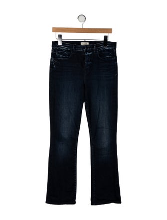 L'Agence High-Rise Straight Leg Jeans