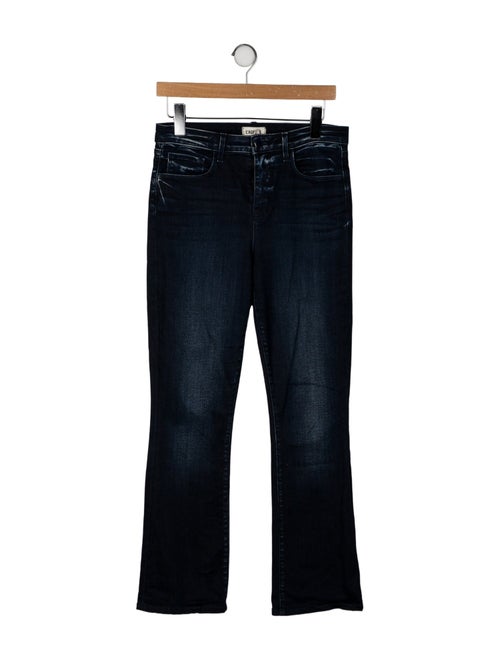 L'Agence High-Rise Straight Leg Jeans