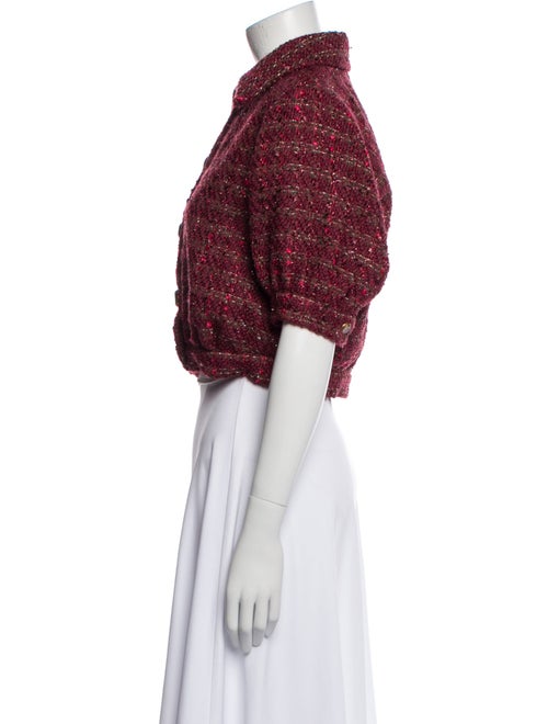 L'Agence Tweed Pattern Bolero