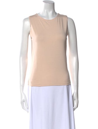 L'Agence Crew Neck Sleeveless Top