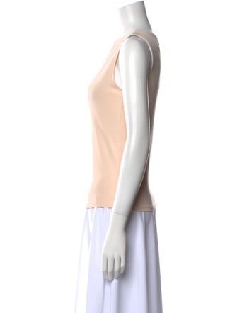 L'Agence Crew Neck Sleeveless Top