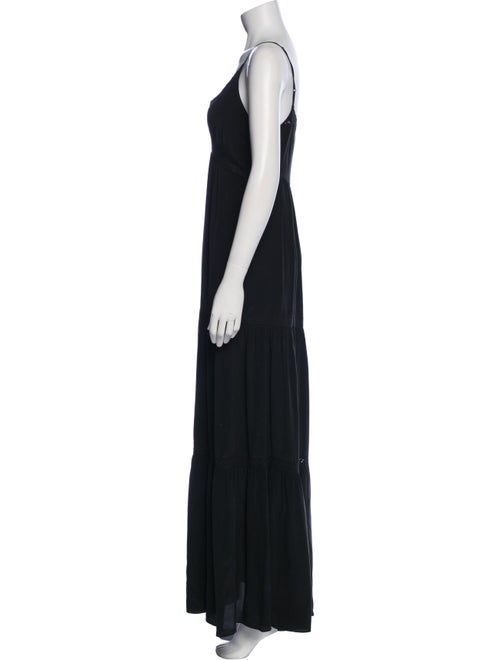 L'Agence Silk Long Dress