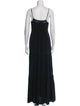 L'Agence Silk Long Dress