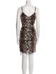 L'Agence Silk Mini Dress