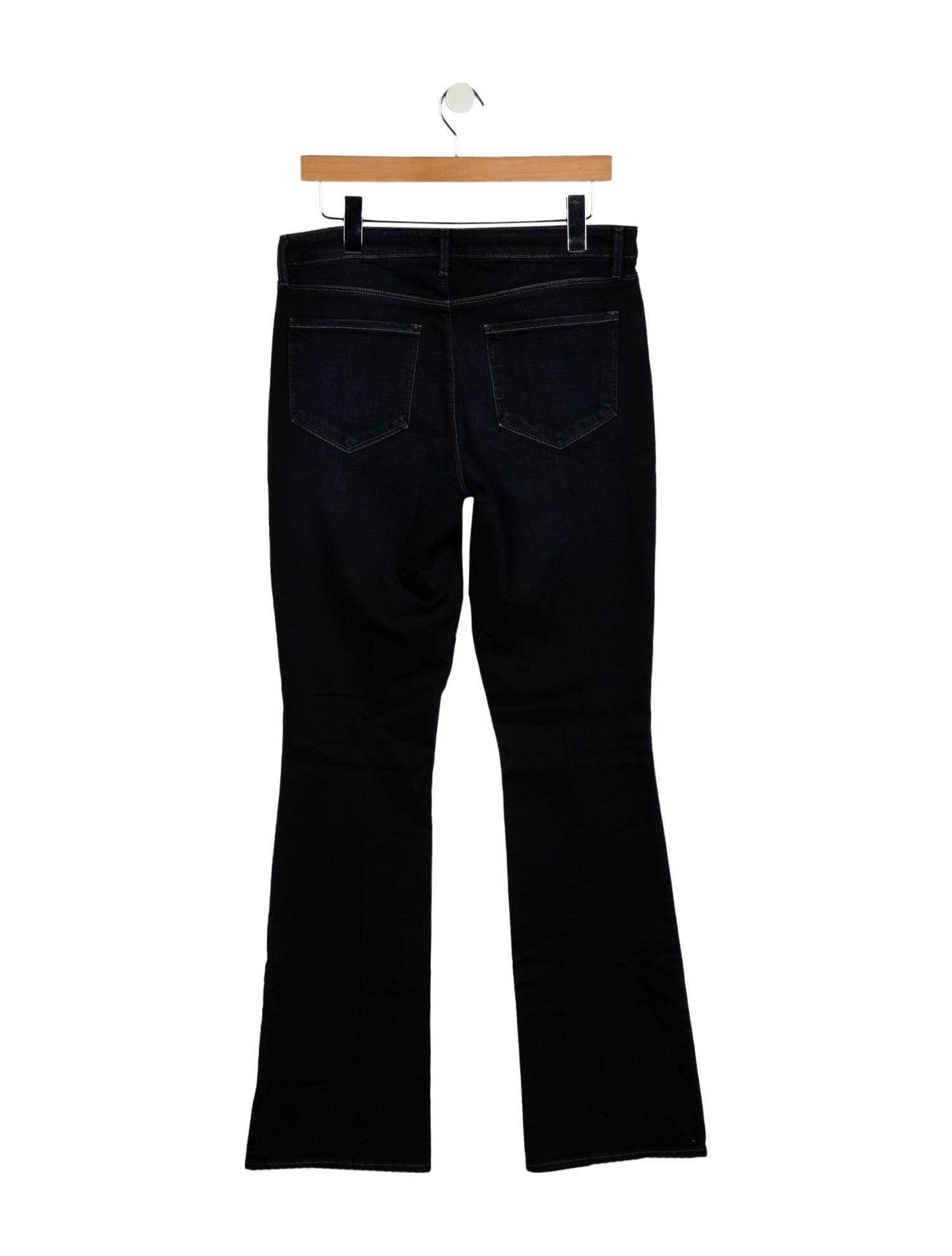 L'Agence Mid-Rise Wide Leg Jeans