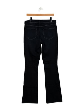 L'Agence Mid-Rise Wide Leg Jeans