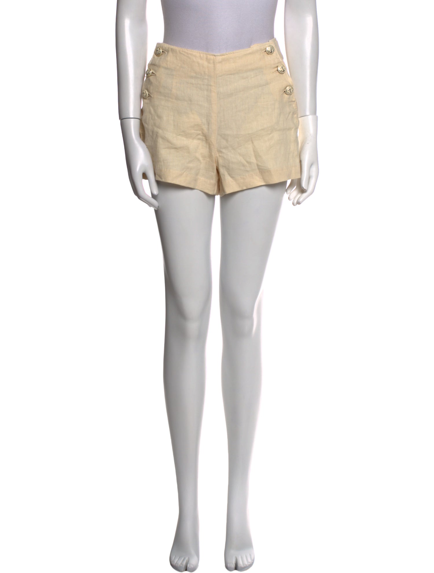 L'Agence Linen Mini Shorts