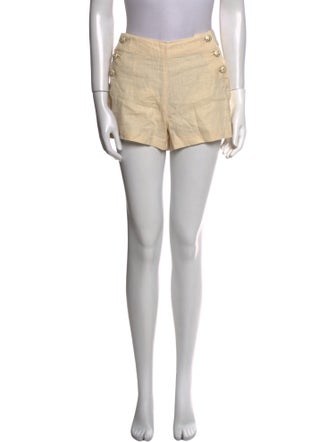 L'Agence Linen Mini Shorts