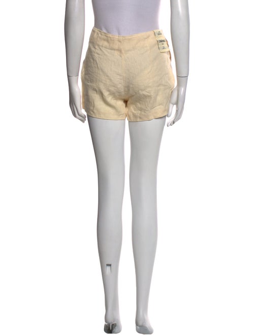 L'Agence Linen Mini Shorts