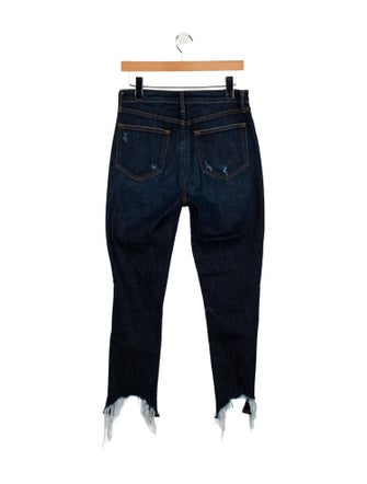 L'Agence Mid-Rise Straight Leg Jeans