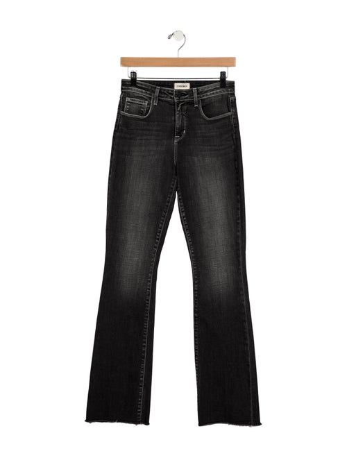 L'Agence Mid-Rise Straight Leg Jeans