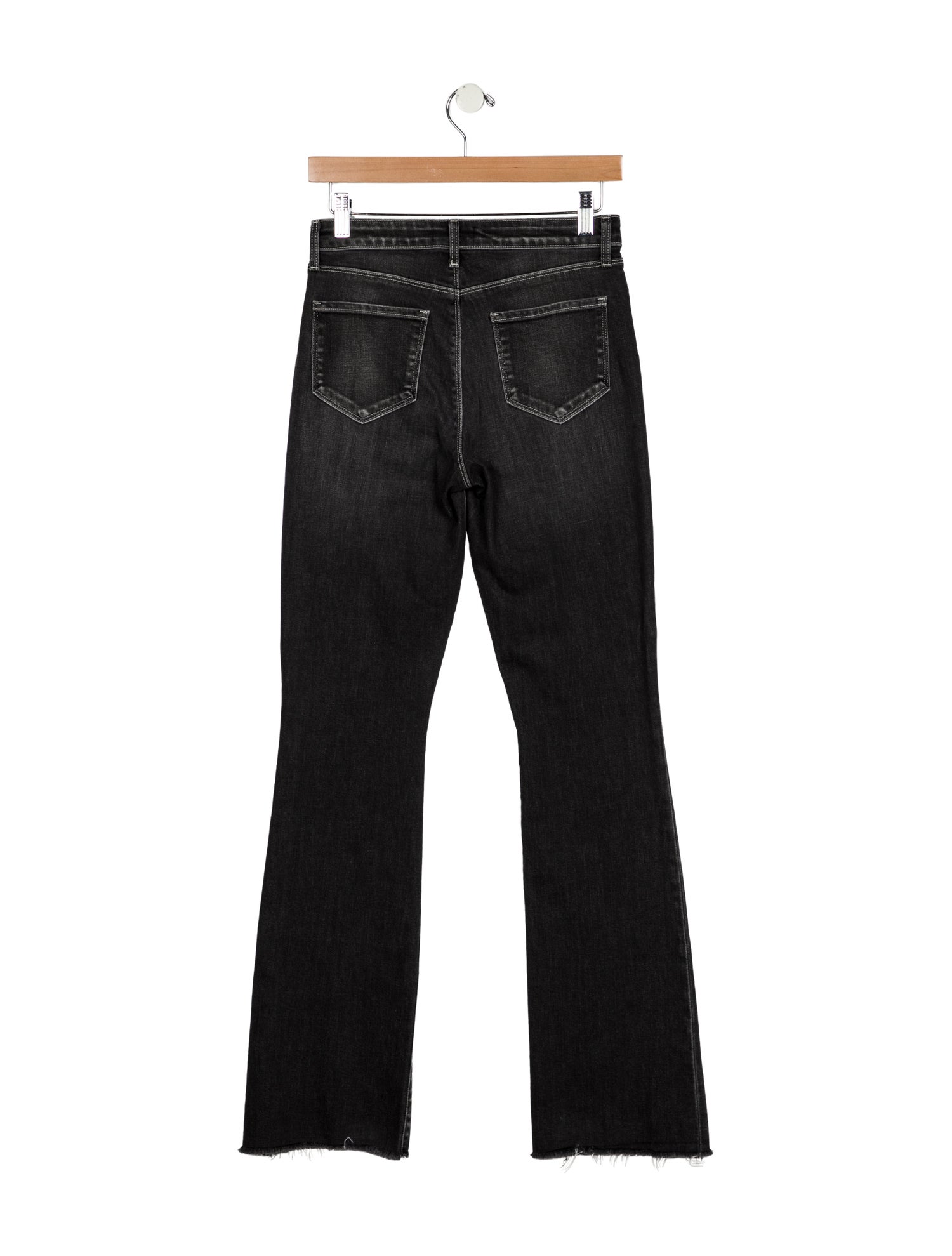 L'Agence Mid-Rise Straight Leg Jeans
