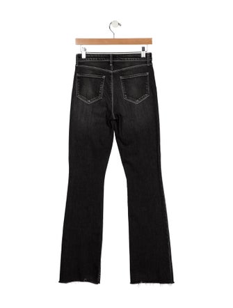 L'Agence Mid-Rise Straight Leg Jeans