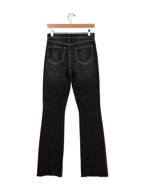 L'Agence Mid-Rise Straight Leg Jeans