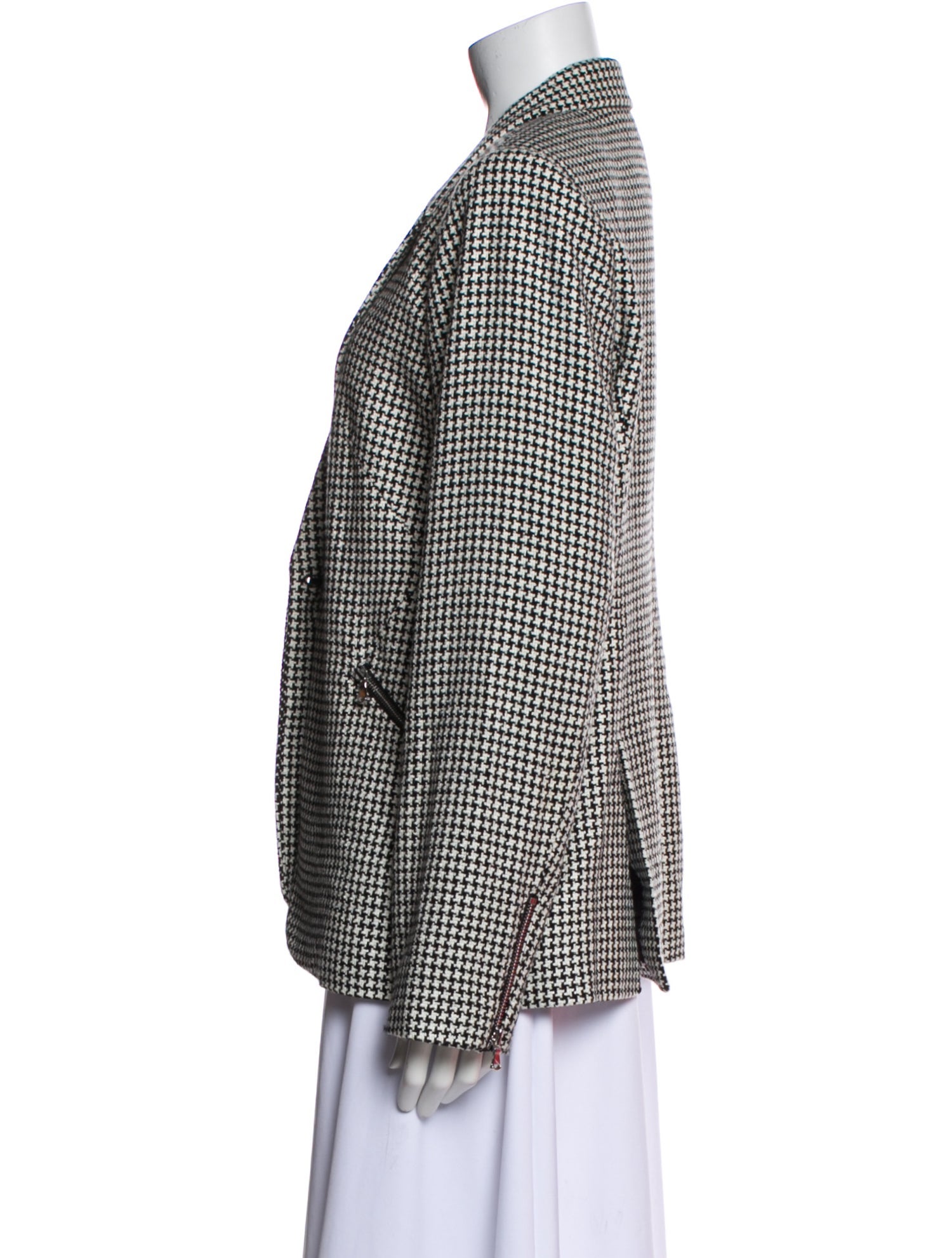 L'Agence Plaid Print Blazer