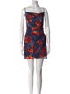 L'Agence Printed Mini Dress