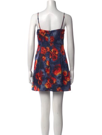 L'Agence Printed Mini Dress