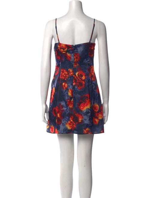 L'Agence Printed Mini Dress