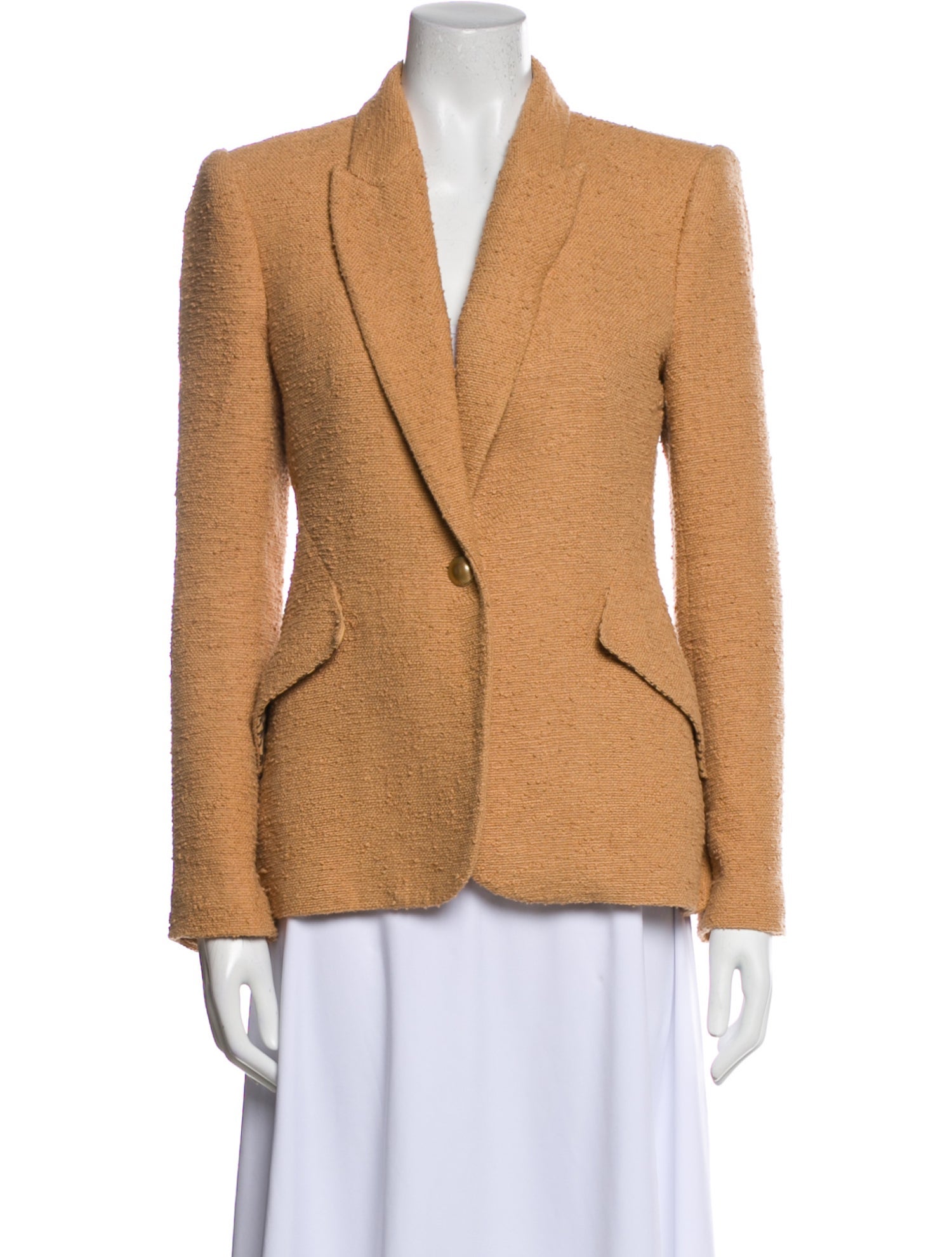 L'Agence Tweed Pattern Blazer