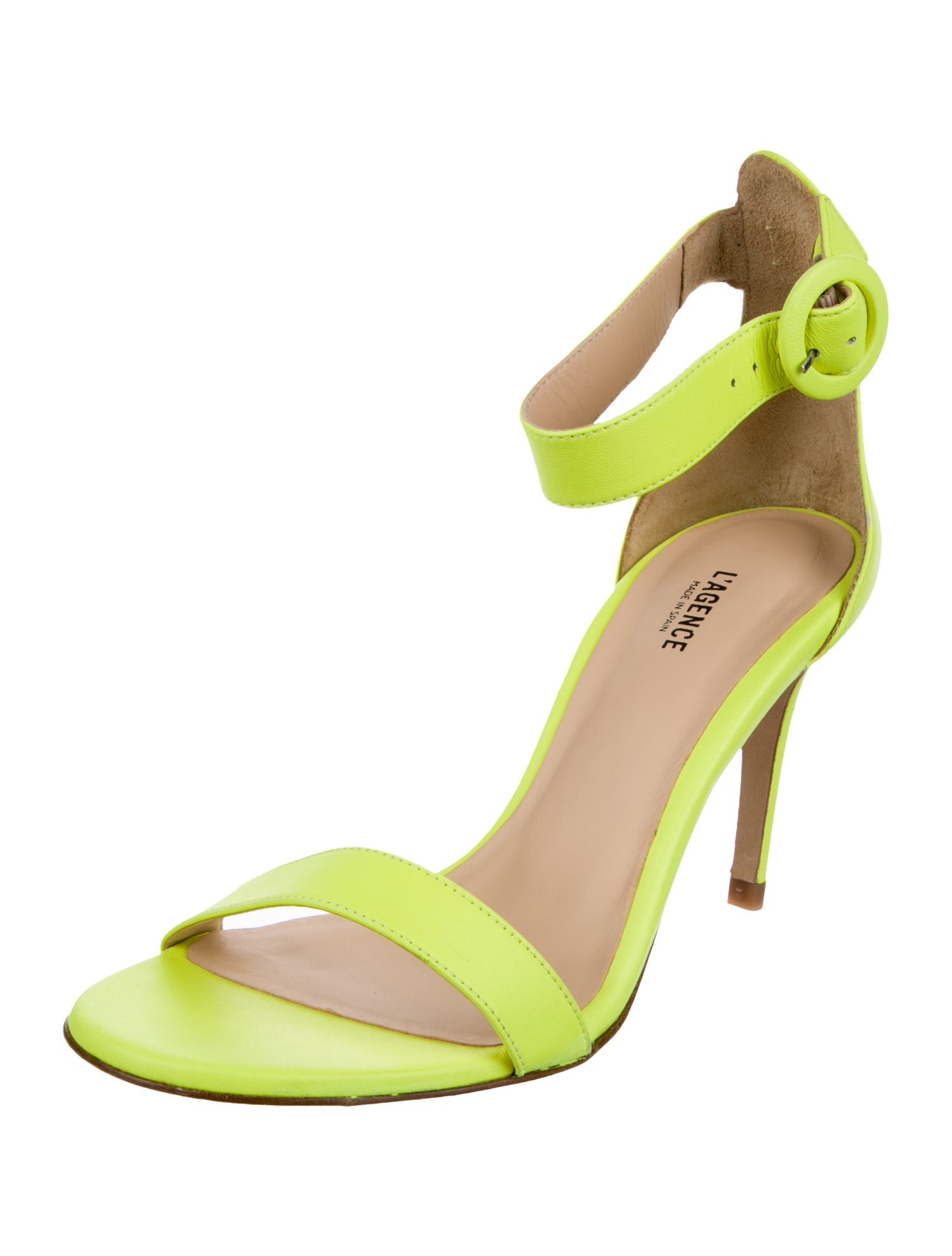 L'Agence Leather Sandals