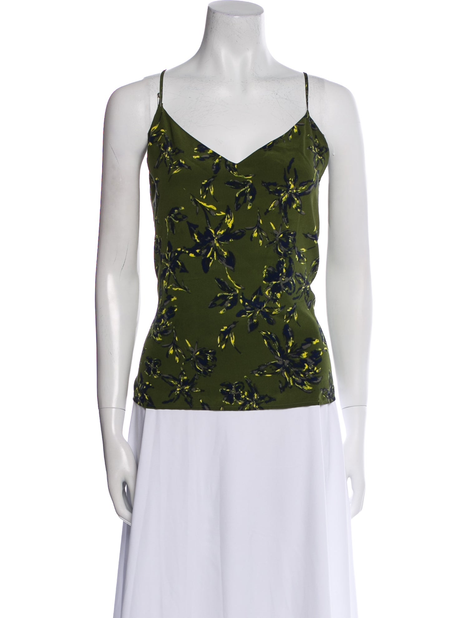 L'Agence Silk Printed Top