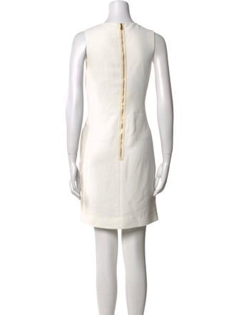 L'Agence Scoop Neck Mini Dress