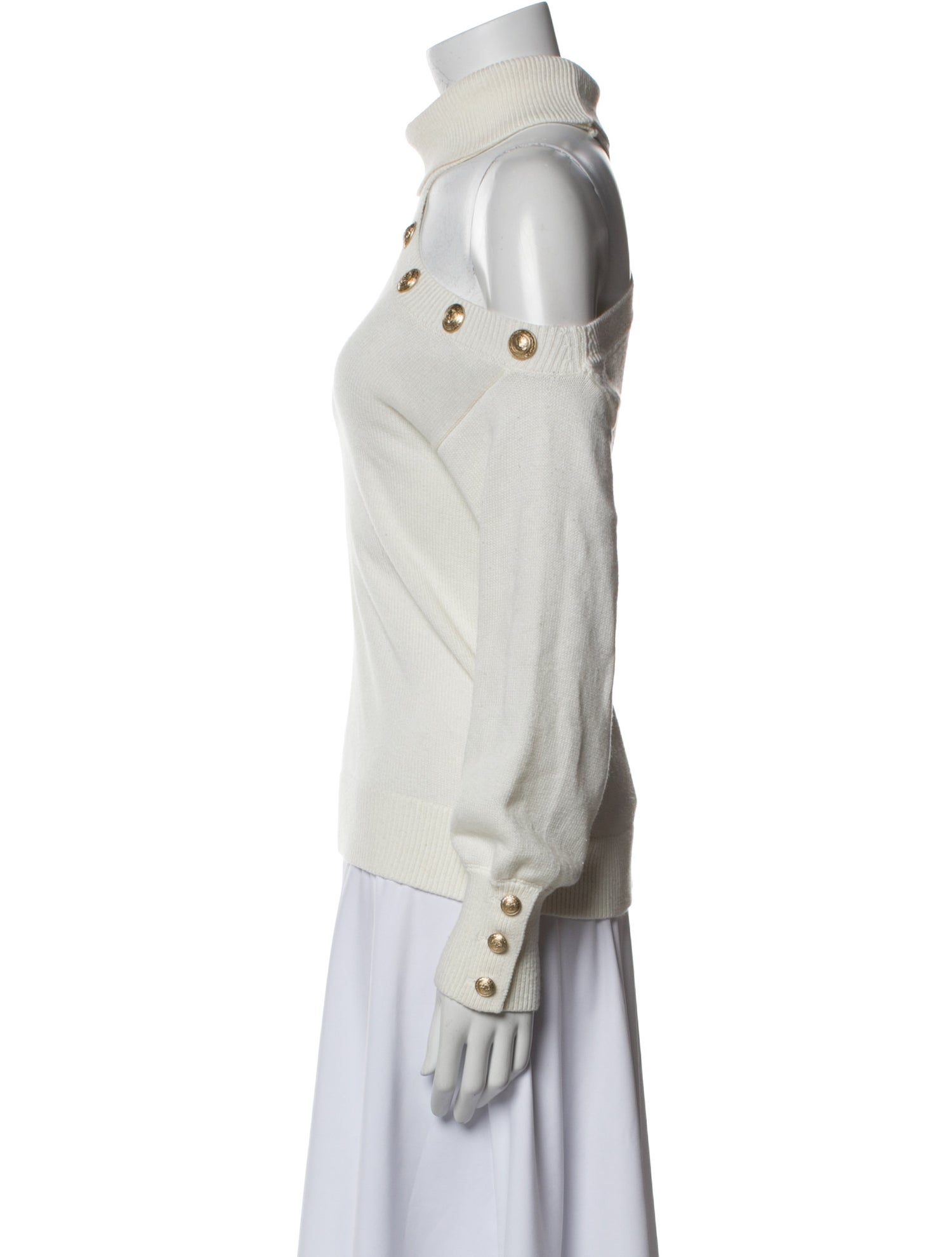 L'Agence Turtleneck Long Sleeve Sweatshirt