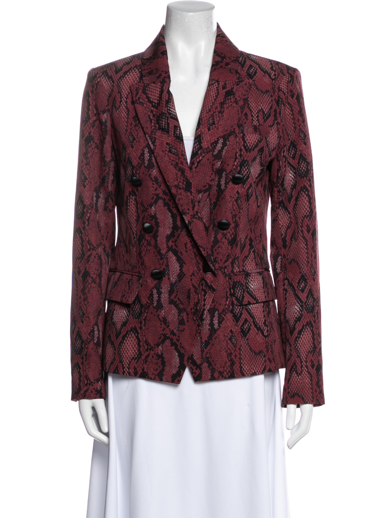 L'Agence Animal Print Blazer