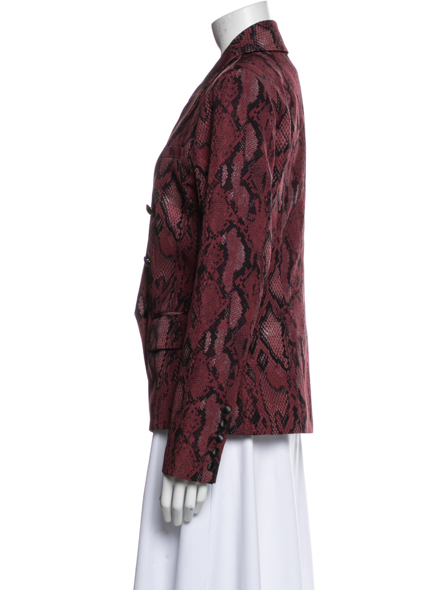 L'Agence Animal Print Blazer