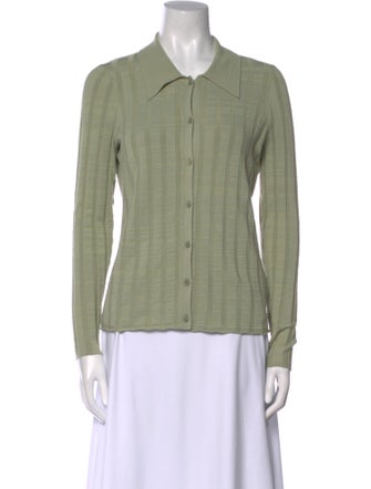 L'Agence Long Sleeve Button-Up Top