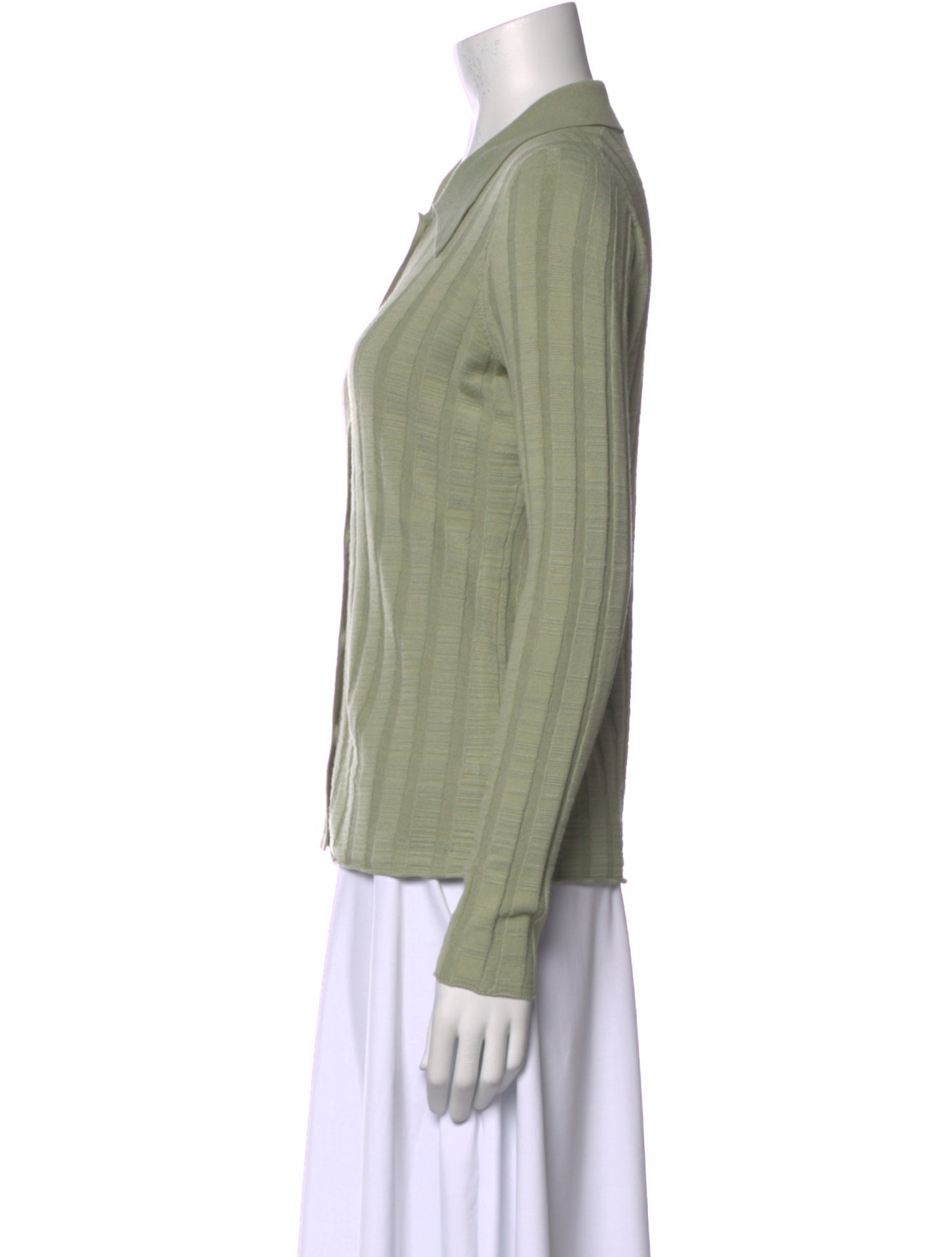 L'Agence Long Sleeve Button-Up Top