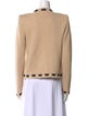 L'Agence Colorblock Pattern Open Front Sweater