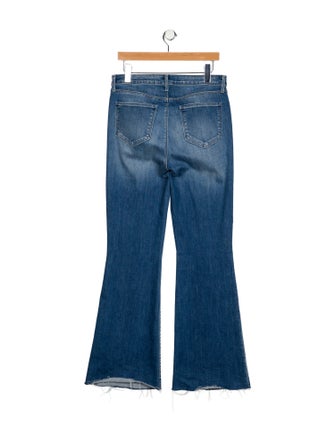 L'Agence Mid-Rise Wide Leg Jeans