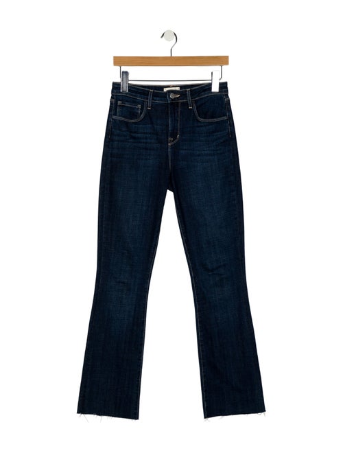 L'Agence Mid-Rise Straight Leg Jeans