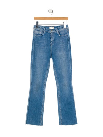 L'Agence Mid-Rise Straight Leg Jeans