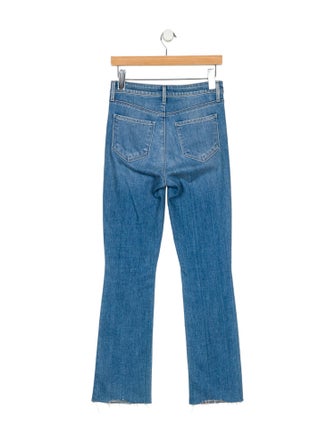 L'Agence Mid-Rise Straight Leg Jeans