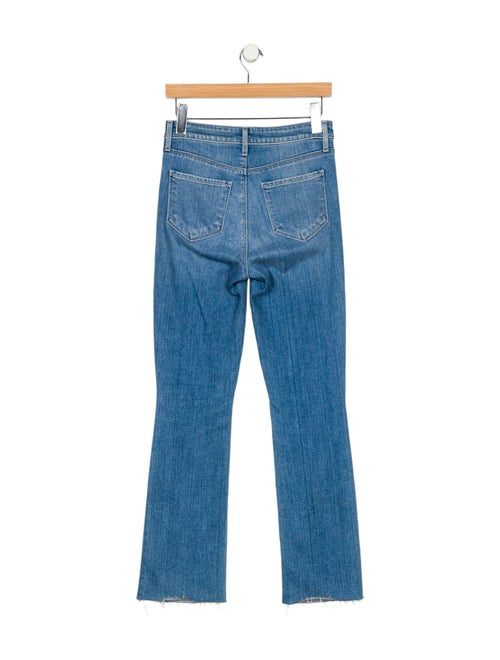 L'Agence Mid-Rise Straight Leg Jeans