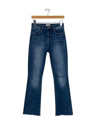 L'Agence Mid-Rise Straight Leg Jeans