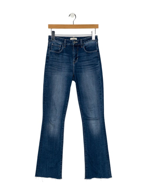 L'Agence Mid-Rise Straight Leg Jeans