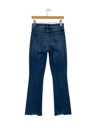 L'Agence Mid-Rise Straight Leg Jeans