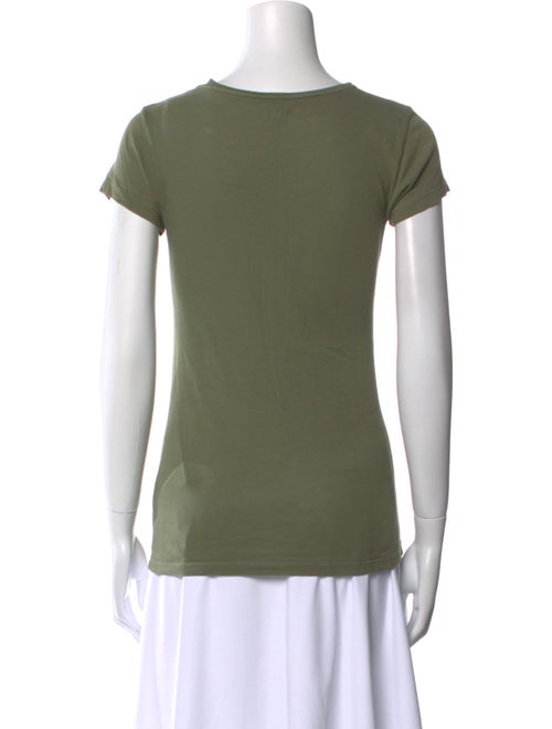 L'Agence V-Neck Short Sleeve T-Shirt