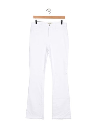 L'Agence High-Rise Straight Leg Jeans