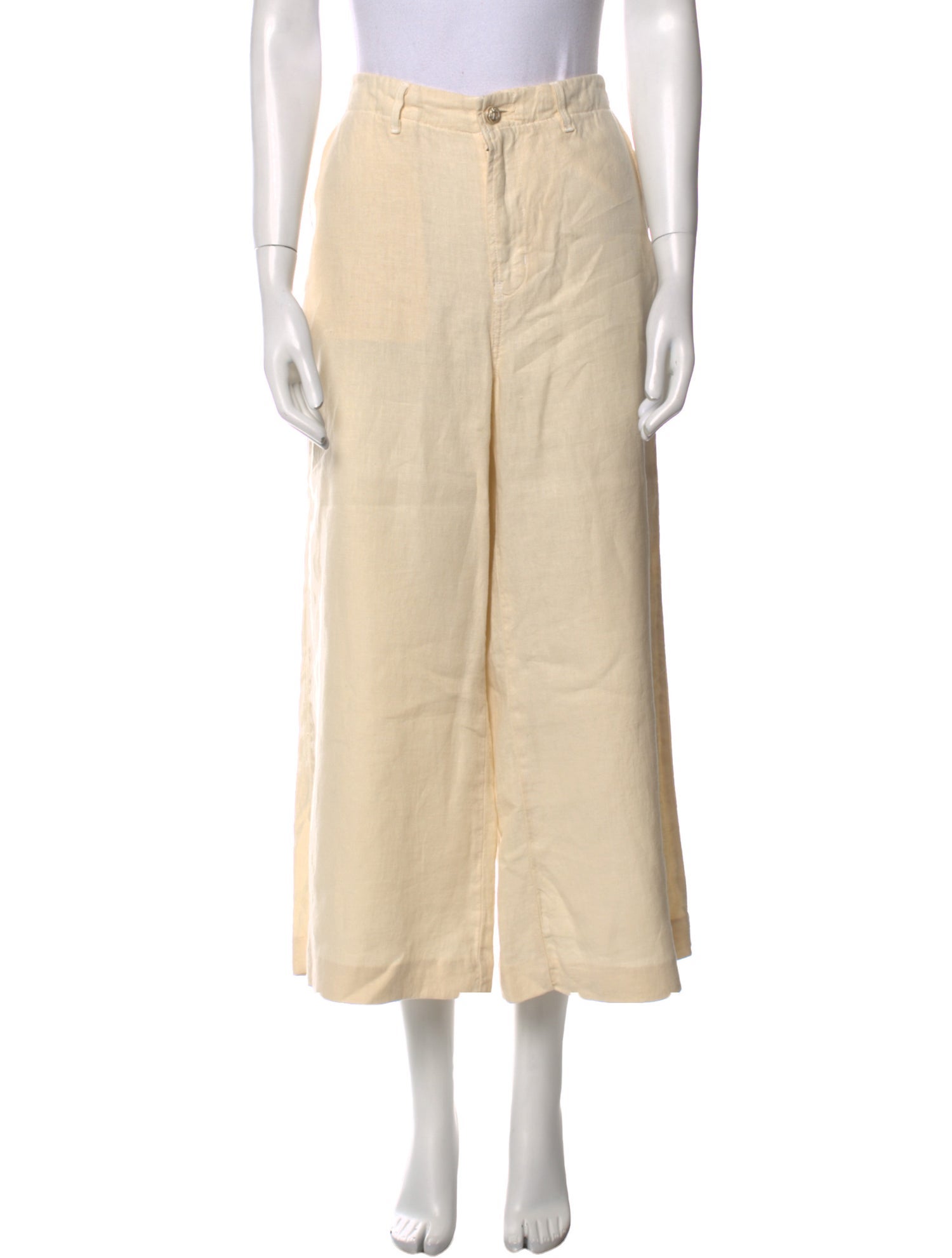 L'Agence Linen Wide Leg Pants